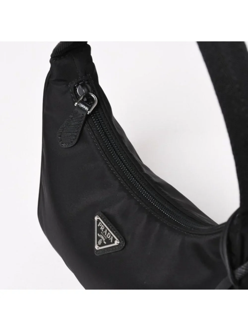 Prada Hobo Nylon Black